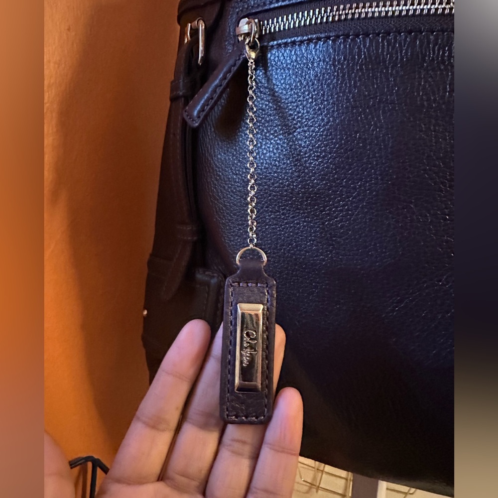 Cole Haan purple Leather Shoulder Bag - Picture 11 of 11